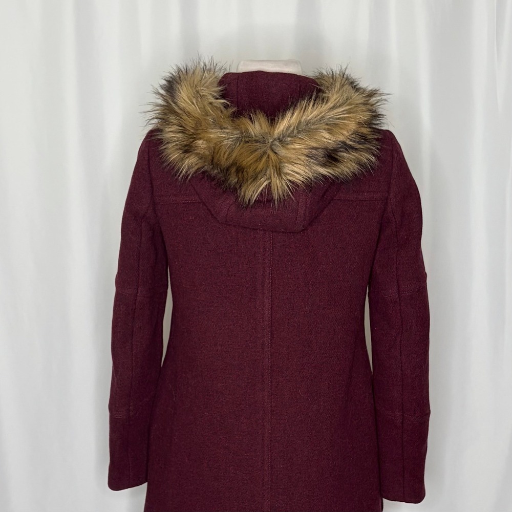 J.Crew J. CREW Chateau Parka Italian Wool Stadium Cloth Nello Gori Size 00 - Picture 10 of 16